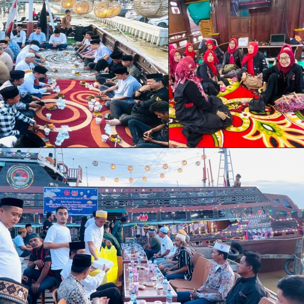Suasana berbuka puasa bersama keluarga besar FKMS Kaltim